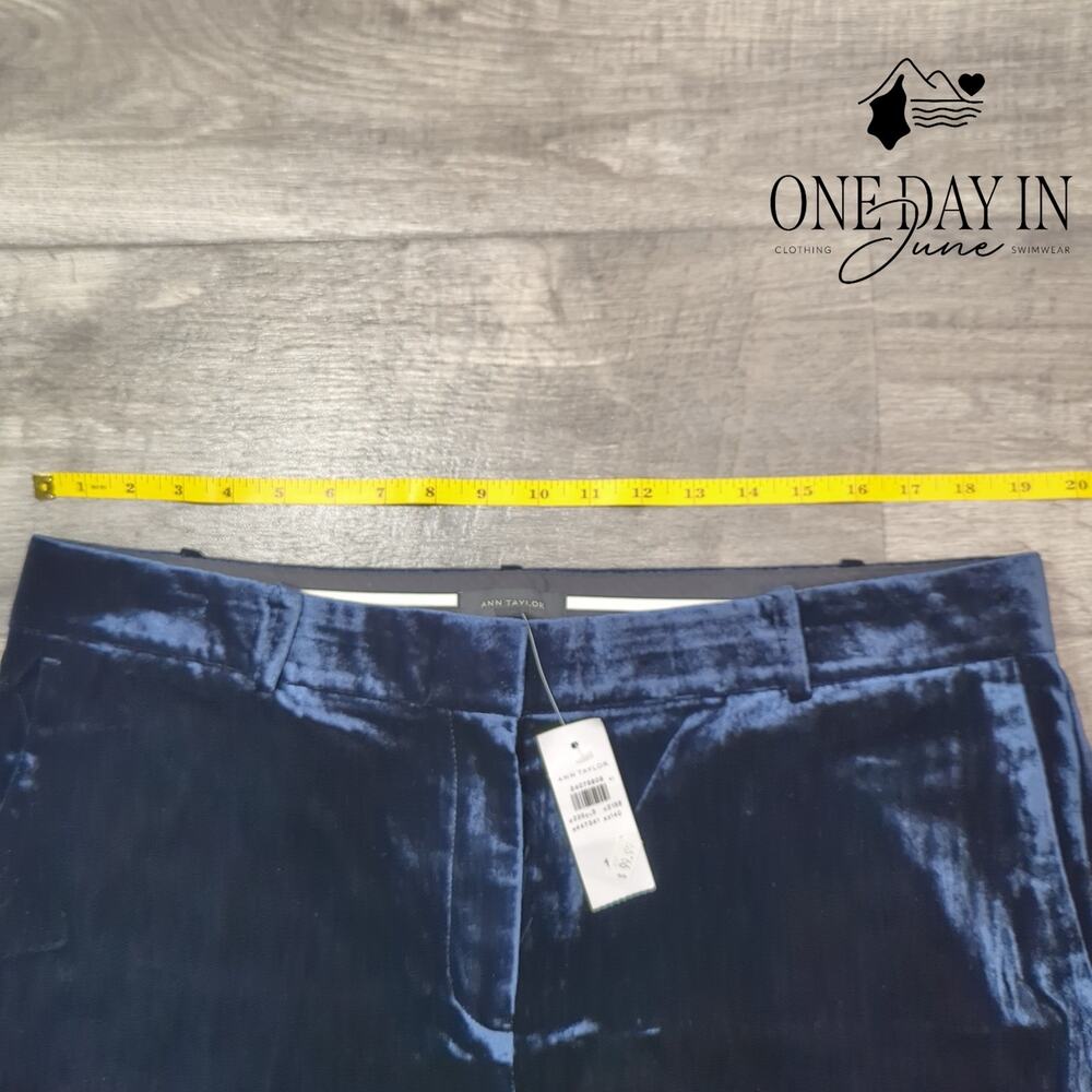 Ann Taylor Velveteen Wide Leg Pants Size 14 - Picture 3 of 7